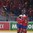 OSTRAVA, CZECH REPUBLIC - MAY 2: Team Norway celebrates after scoring their first goal of the game against Team USA during preliminary round action at the 2015 IIHF Ice Hockey World Championship. (Photo by Richard Wolowicz/HHOF-IIHF Images)

